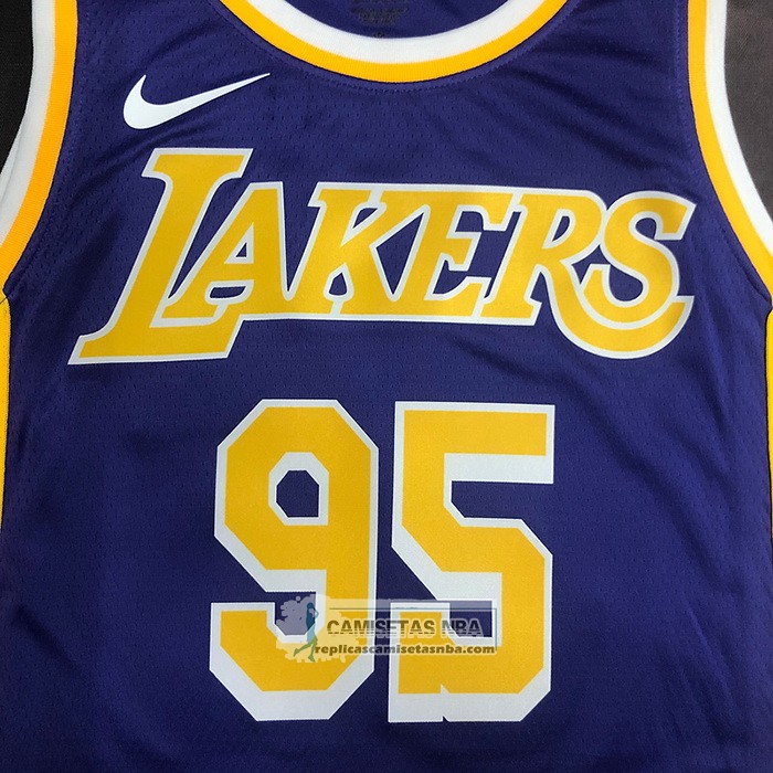 Camiseta Los Angeles Lakers Juan Toscano-Anderson NO 95 Statement 2020-21 Violeta